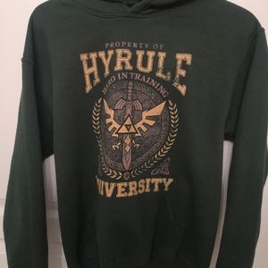 Zelda 'Hyrule University' hoodie, size S